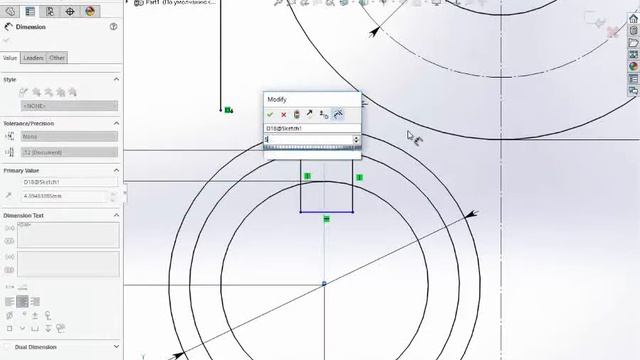SolidWorks Tutorials. How to create a part from a complex sketch смотреть онлайн