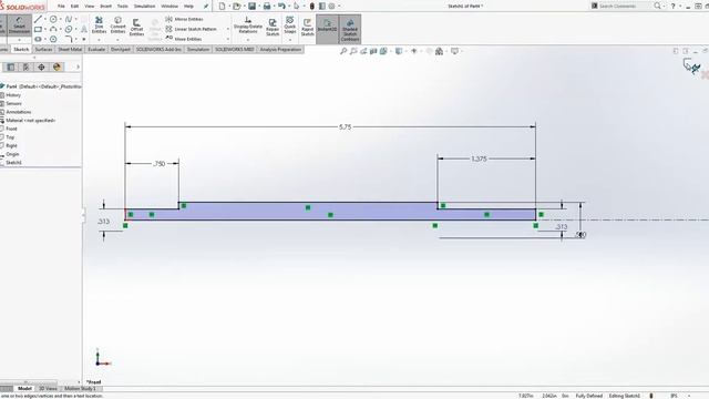 SolidWorks 2017 Revolved Part with Exernal Threads смотреть онлайн