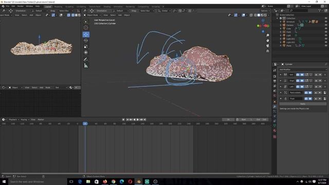 how to make the mummy sand storm in blender смотреть онлайн