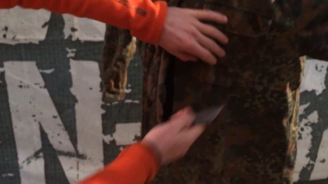 Шейный нож от Squama.Тест на поражающую способность. Knife test. Проект Чистота. смотреть онлайн