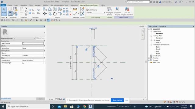 Revit Family-Y Duct Transition смотреть онлайн
