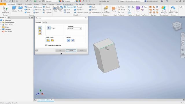 3D model Tab|| Autodesk Inventor #8 смотреть онлайн