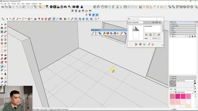 CREATING KITCHEN DESIGN USING PROFILE BUILDER PLUG IN SKETCHUP смотреть онлайн