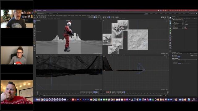 For the Holidays! Building a C4D Scene смотреть онлайн