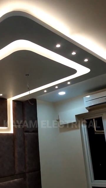 false ceiling tray light installation false ceiling decorating light #youtubeshorts #shorts смотреть онлайн
