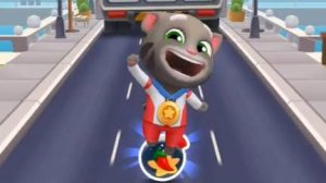 Чемпион Том собирает золото Talking Tom Gold Run| Мультфильм Бегалки для малышей