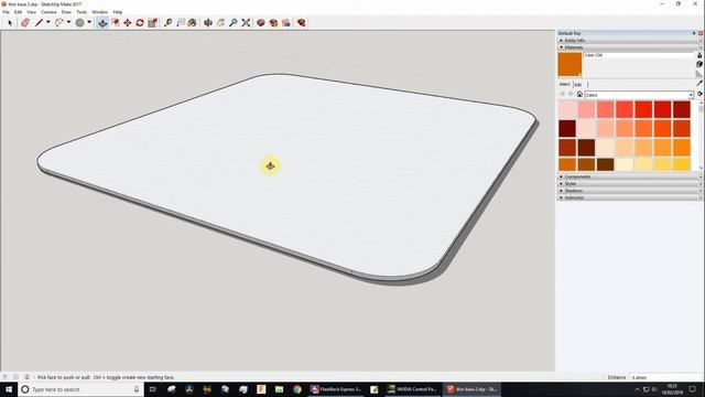 SketchUp add plastic panel to MDF base смотреть онлайн