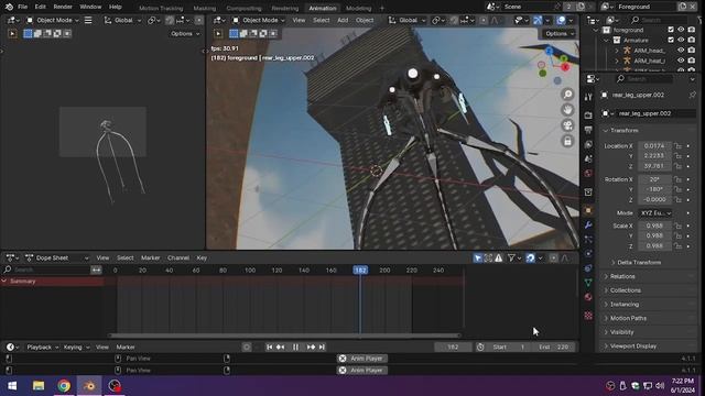 Blender tripod in walking dead test (bad) смотреть онлайн