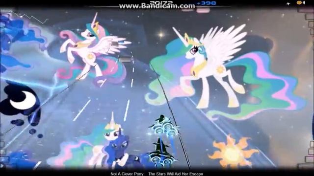 Not A Clever Pony-The Stars Will Aid Her Escape-Audiosurf смотреть онлайн