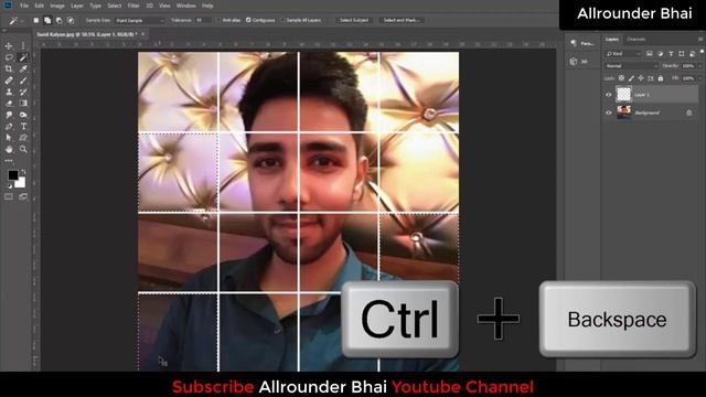 How to Create Grid Effect in Photoshop Hindi Tutorial смотреть онлайн