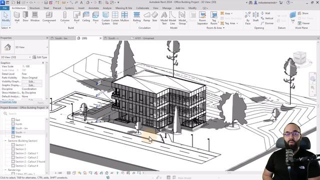 Revit Presentation Sheet View Layering Tutorial смотреть онлайн