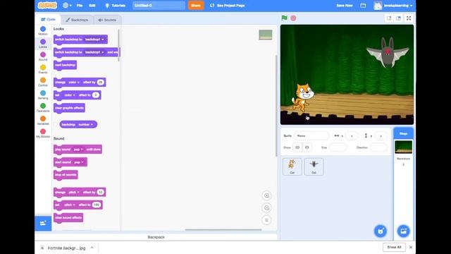 Scratch Tutorial: Adding A Backdrop