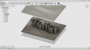 Размещение текста на кривых поверхностях Fusion 360