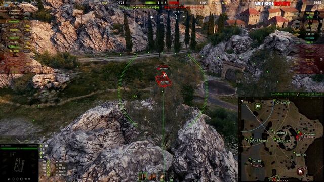 Бомбардир, Рэдли Уолтерс на АРТЕ Conqueror GC World Of Tanks