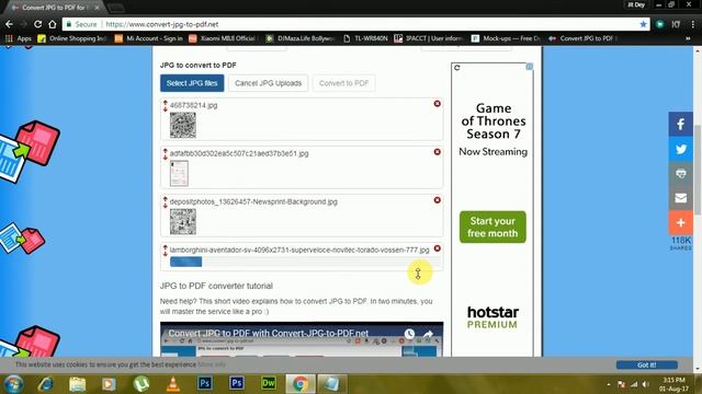 HOW TO CONVERT .jpg file into PDF file online easily BY JD смотреть онлайн