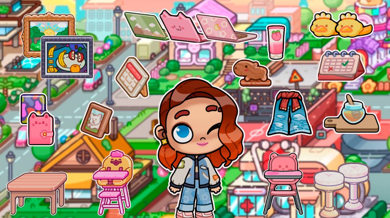 Где в Аватар Ворлд найти эстетичные вещи 🖼️ Avatar World смотреть онлайн