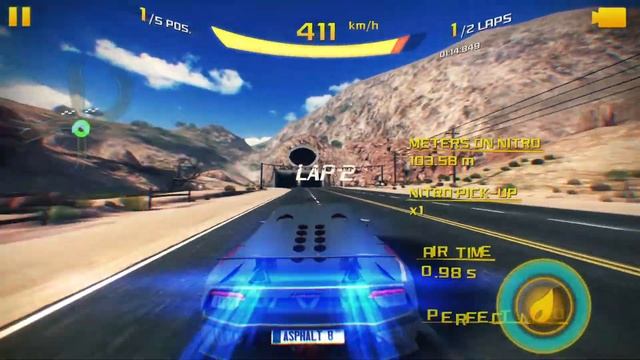 Asphalt 8 Airborne - Lamborghini Sesto Elemento - Nevada смотреть онлайн