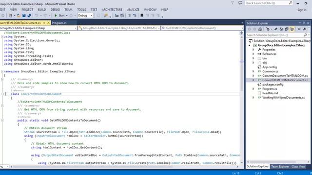 Edit HTML DOM and save as Word document | GroupDocs.Editor | Advanced Tutorial смотреть онлайн