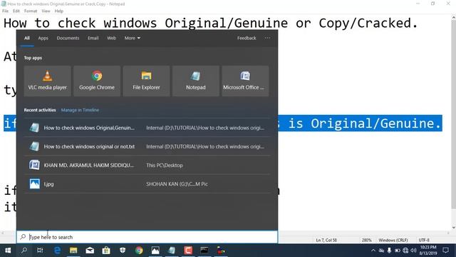 How to check windows original or not | How to check windows Original,Genuine or Crack,Copy смотреть онлайн