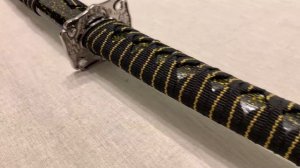Меч Катана ножны черный мрамор, Samurai katana sword with scabbard D-50022-KA