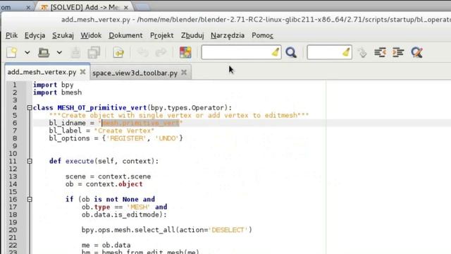 Add Mesh Single Vertex Blednder 2.71 смотреть онлайн