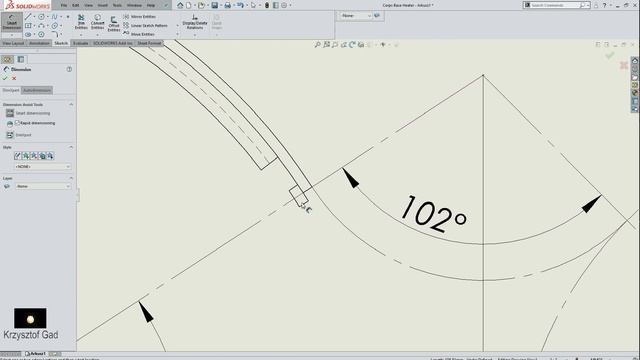 SOLIDWORKS 2019 - CORPS BASE HEATER - DRAWING - COFFEE MACHINE смотреть онлайн