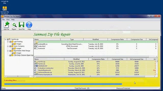 Repair corrupt zip files by Sanmaxi Zip Repair смотреть онлайн