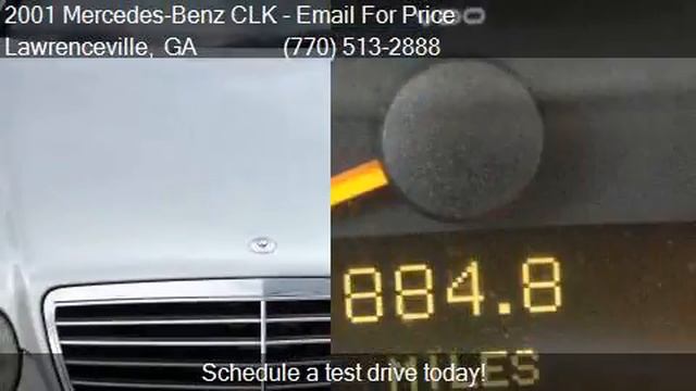 2001 Mercedes-Benz CLK CLK320 2dr Coupe For Sale In Lawrence