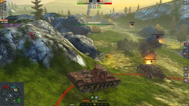 wot blitz | Мастер на КВ-3 | How to get an ace on KV-3 смотреть онлайн