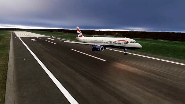A320 BAW EDDH Landing - Fenix V2 смотреть онлайн