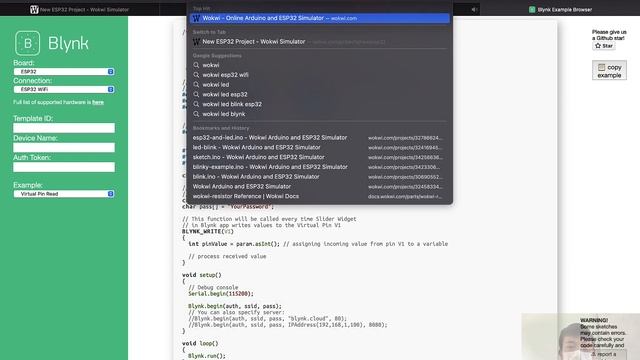 Simulasi IOT dengan ESP32 dan BLYNK смотреть онлайн