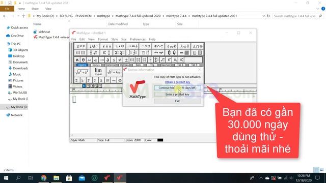 Hướng dẫn cài MathType 7.4.4 смотреть онлайн