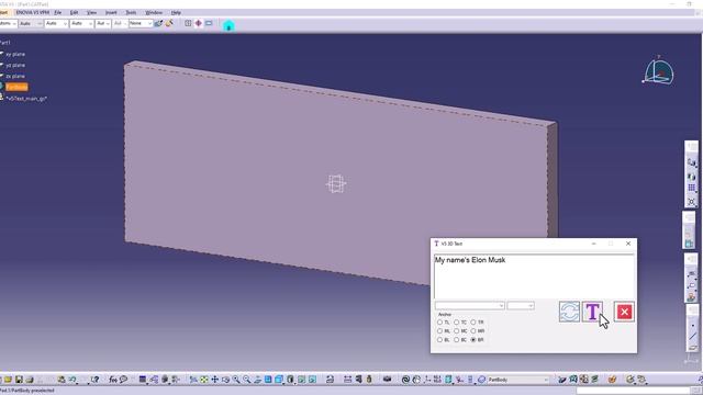 CATIA V5 Automation Visual C# 3D Text 2 смотреть онлайн