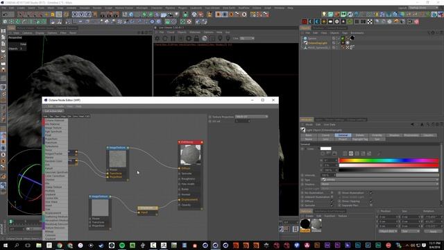 Tutorial 46 Creating an Asteroid in Zbrush and Octane for Cinema 4D смотреть онлайн