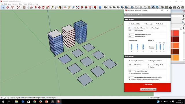 Parametric Skyscraper Designer - Showreel смотреть онлайн