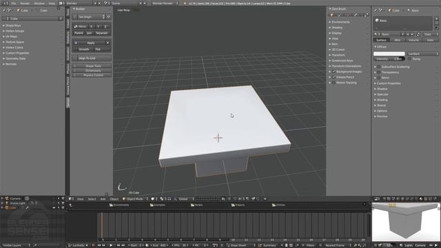 Blender Render Wireframe Materials смотреть онлайн