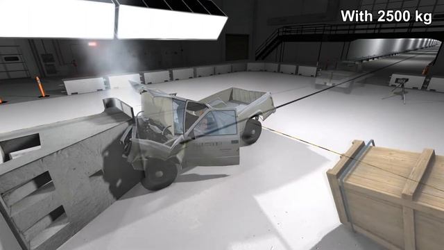 Crash Tests 2018 | Collision with Heavy Load | Slow Motion | BeamNG.drive Gameplay смотреть онлайн