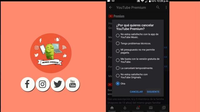 COMO CANCELAR YOUTUBE PREMIUM EN EL 2024 смотреть онлайн