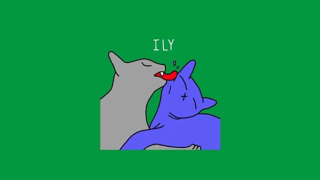 Daily Random #22 - Cat Licking Another Cat - Green Screen Video For Video Editing - Animated GIF смотреть онлайн