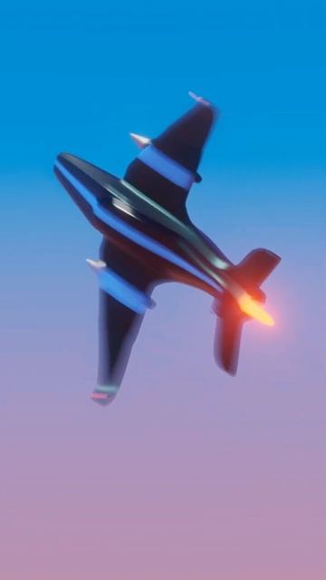 Blender 3D fighter jet scene (Eevee) смотреть онлайн