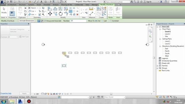 26. Array in Revit | Revit Architecture Malayalam Tutorials | Radial and Liner Array смотреть онлайн