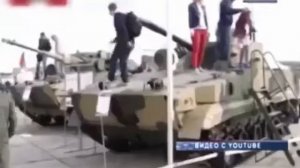 Депутат застрял в танке