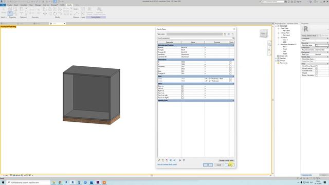 Revit family course - Creating special furniture from scratch - introduction - part 1/2 смотреть онлайн