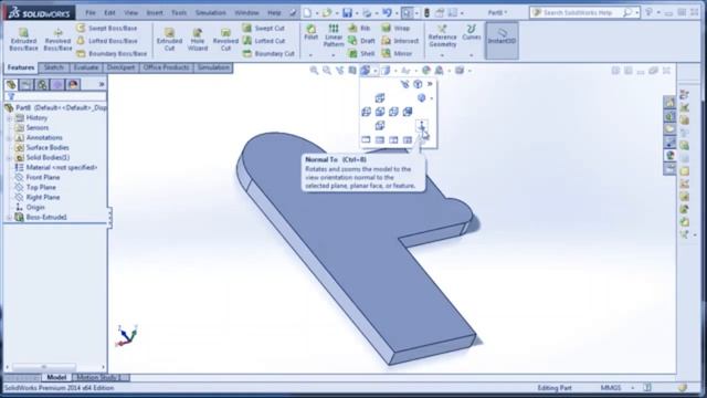 SolidWorks Full Course 2020 | Tutorial 5 | Mouse, Orientations, normal to, edit sketch смотреть онлайн