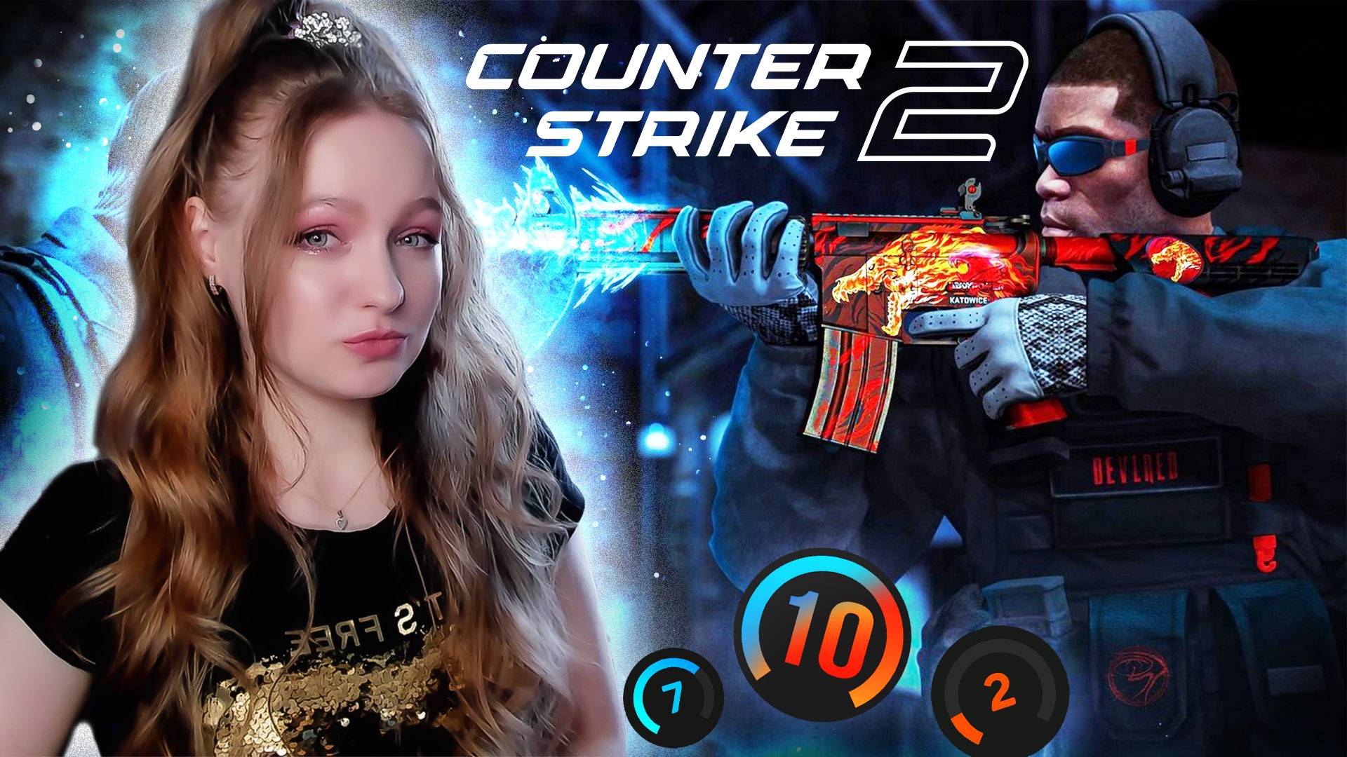 СТРИМ ➜ 🔥ДЕВУШКА ИГРАЕТ В КС ГО | КС 2 🔥ИГРАЮ ММ смотреть онлайн