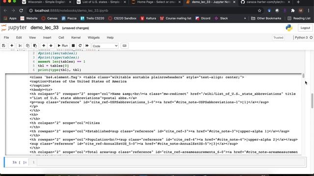 [CS 220 / CS319 Spring 2021] LEC 33 Video 2: Demo - stage 1 смотреть онлайн