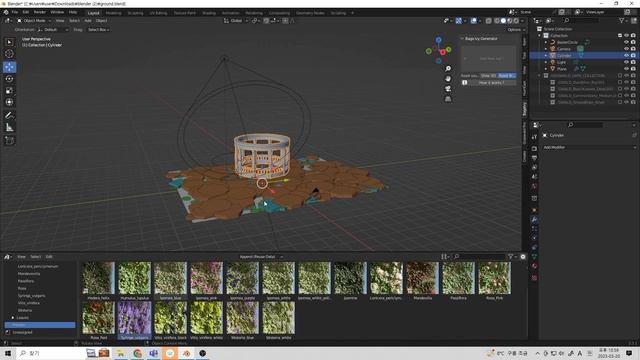[배경원화/concept art] blender, photoshop, novelAI를 사용한 작업 part02 смотреть онлайн