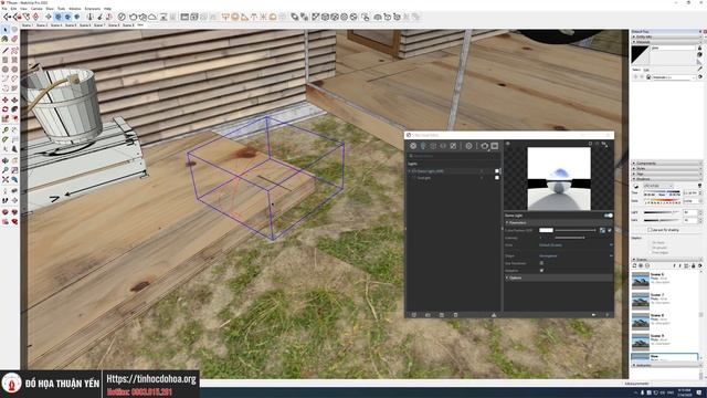 Bài 5 - 45 Phút_Phương án chiếu sáng ngoại thất với HDRI và Vray Dome Light-Vray Sketchup смотреть онлайн