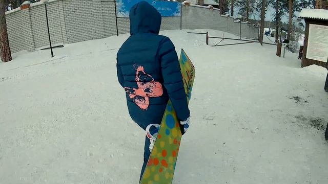 Авальман.Покатушки на сноубордах.GoPro 7 Hero Black. смотреть онлайн