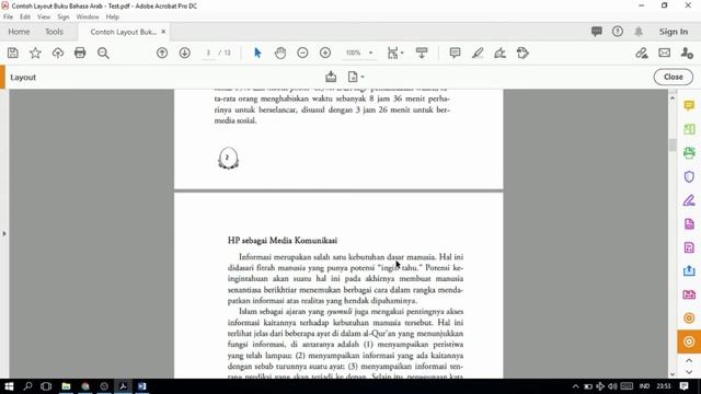 Agar Hasil Layout Tidak Berubah Ketika Pindah Komputer